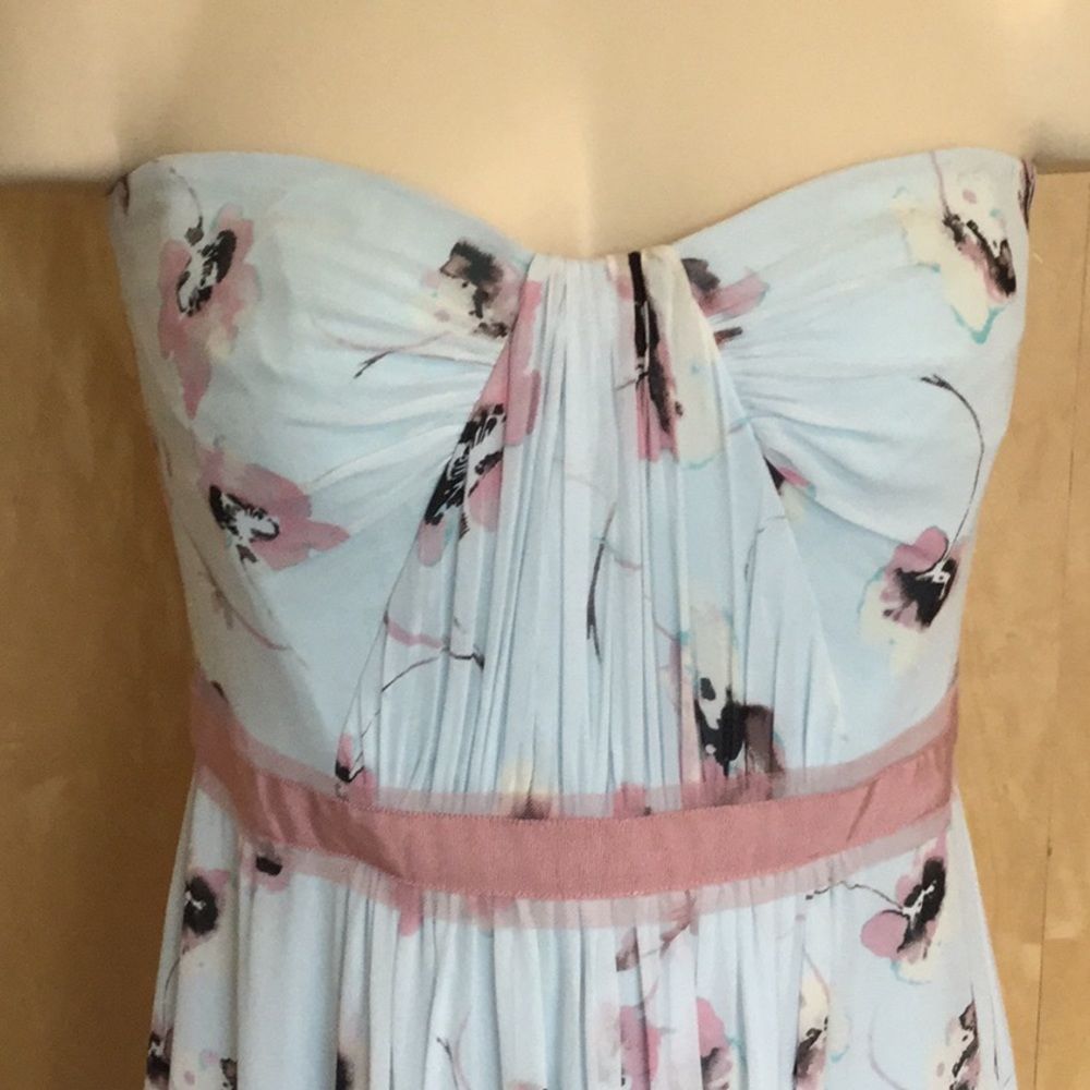 BCBGMAXAZRIA Floral Strapless Dress - Picture 2 of 9